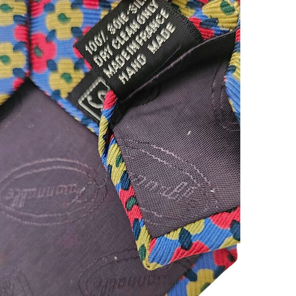 Faconnable Vintage Men Silk Tie - Picture 9 of 9